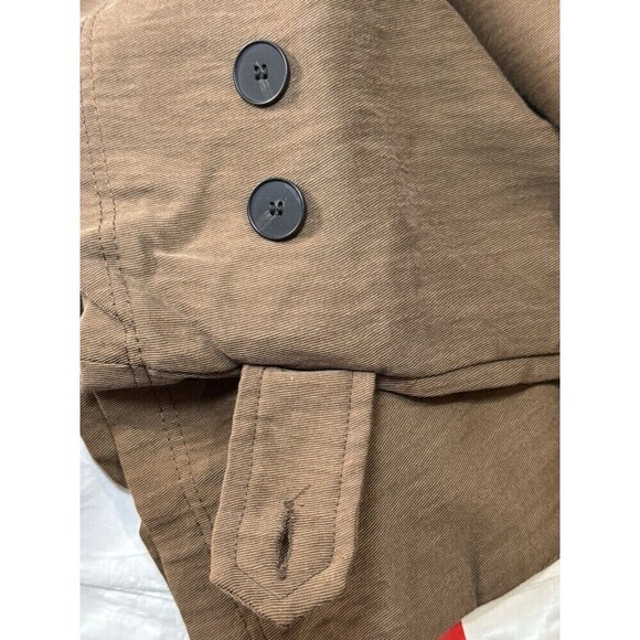 ZARA NEW WOMAN WIDE LEGS, BROWN,VISCOSE PANTS SIZE LARGE - Picture 8 of 10